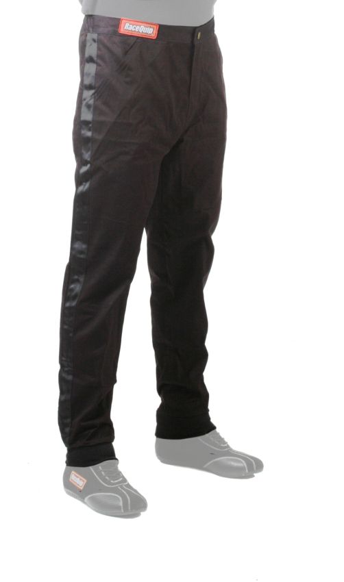 RACEQUIP RQP1970097 Black Pants Kids Single Layer XXL Black Trim
