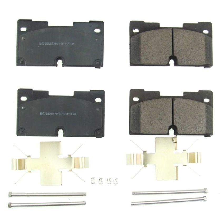 PowerStop 17-2173 PowerStop - Z17 Low-Dust Ceramic Brake Pads with Hardware