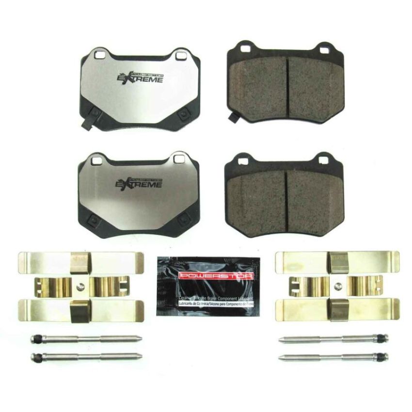 PowerStop Z26-2118 PowerStop - Z26 Performance Carbon-Fiber Ceramic Brake Pads with Hardware Kit