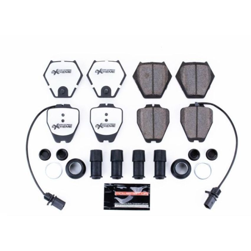 PowerStop Z26-839 PowerStop - Z26 Performance Carbon-Fiber Ceramic Brake Pads with Hardware Kit