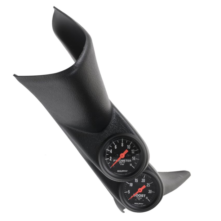 AutoMeter 7081 DIESEL GAUGE KIT, A-PILLAR, GM 01-07, BOOST/EGT, 35PSI/1,600?F, Z SERIES