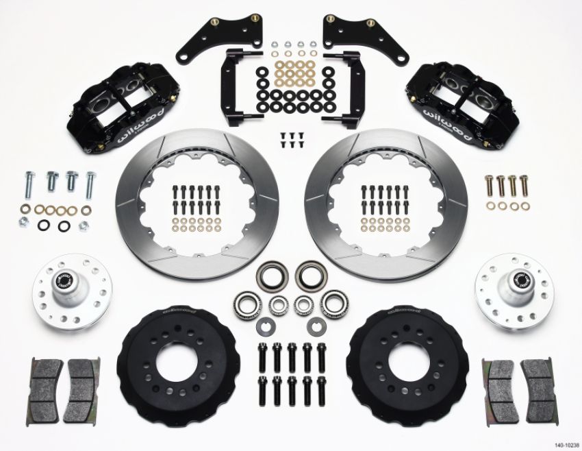 Wilwood 140-10238 Narrow Superlite 6R Front Hub Kit 12.88in Large GM 57-70 Drop Spindle