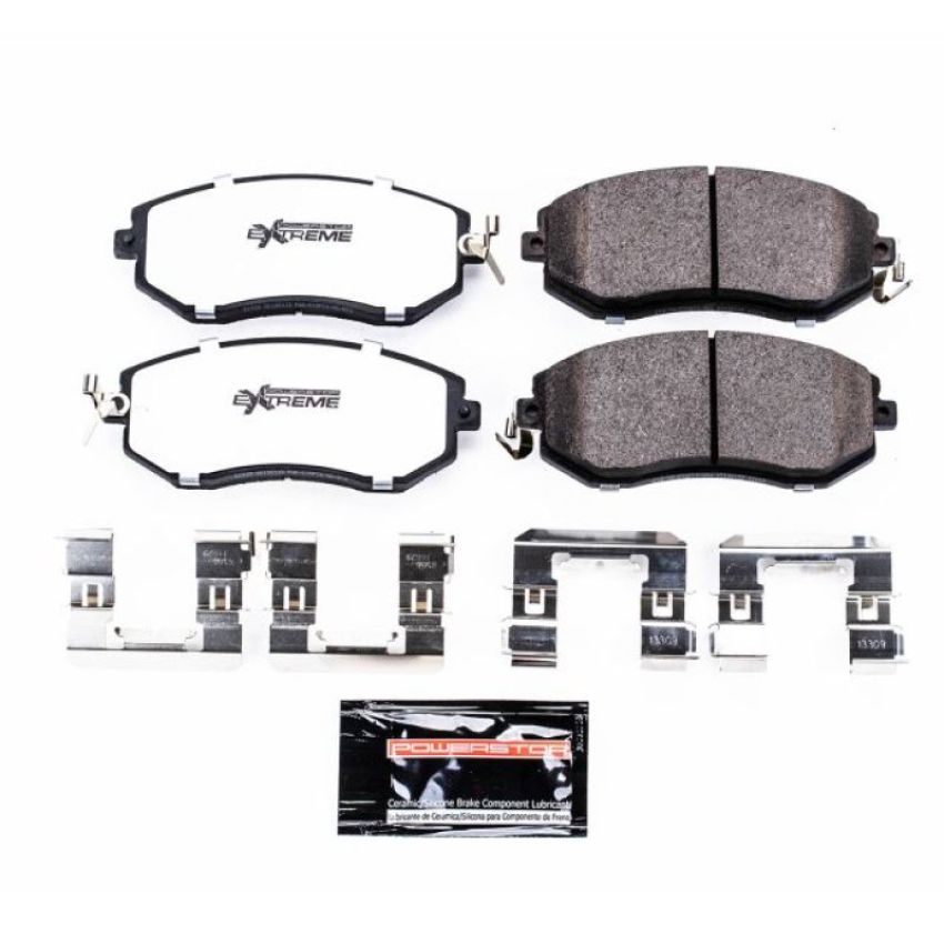 PowerStop Z26-1539 PowerStop - Z26 Performance Carbon-Fiber Ceramic Brake Pads with Hardware Kit