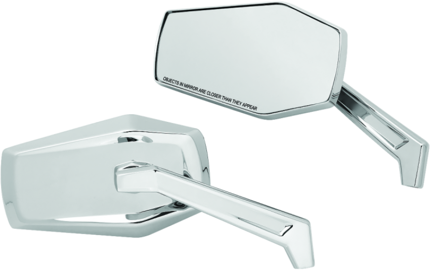 Kuryakyn 5918 Hex Mirrors Chrome