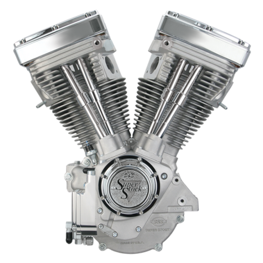 S&S Cycle 310-0232 84-99 BT V80 Long Block Engine - Natural
