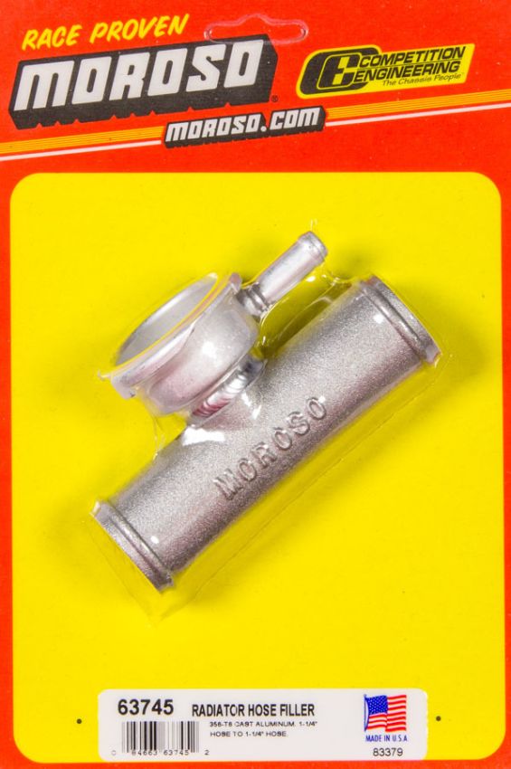 MOROSO MOR63745 Radiator Hose Filler 1.25in Hose To 1.25in Ho