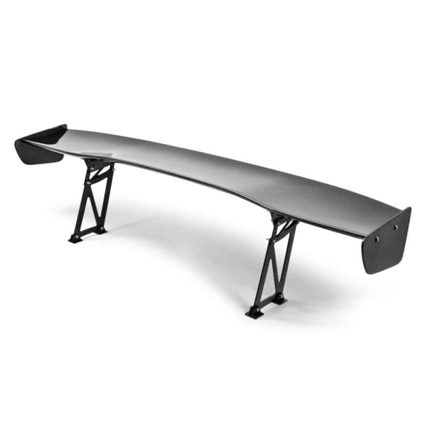 Seibon GTWING-180 Universal (70.5in Wide) GT Carbon Fiber Rear Spoiler