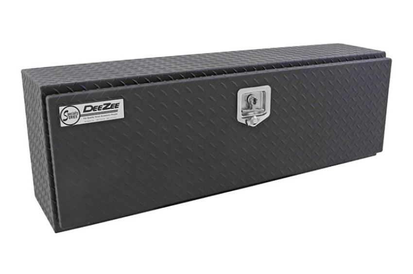 Dee Zee DZ70TB Deezee Universal Tool Box - Specialty 48In Topsider Black BT Alum (Txt Blk)
