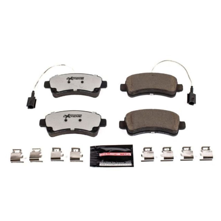 PowerStop Z36-1840 PowerStop - Z36 Truck and SUV Carbon-Fiber Ceramic Brake Pads with Hardware Kit