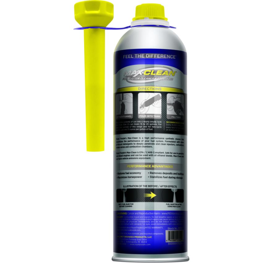 Royal Purple 11723 Max-Clean Fuel System Cleaner & Stabilizer - 20oz