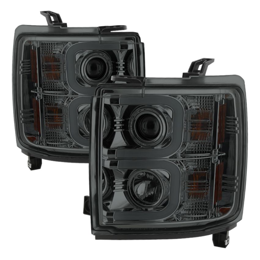 SPYDER 5081056 Projector Headlights - Light Bar DRL - Smoke