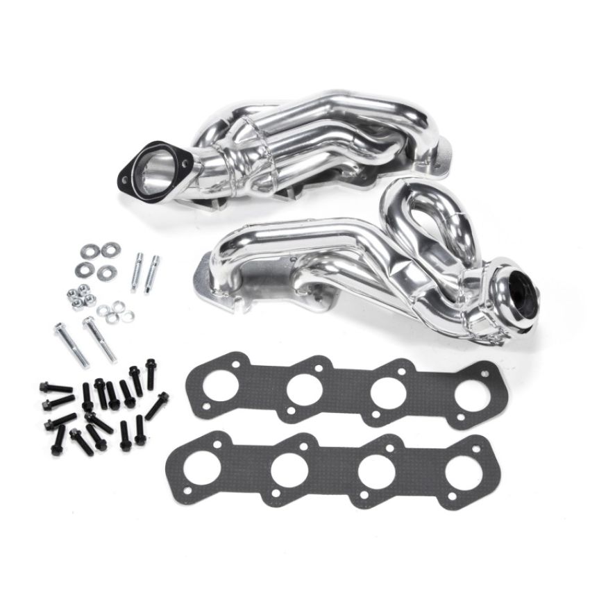 BBK Performance Parts 16150 1996-2004 MUSTANG GT 1-5/8 SHORTY TUNED LENGTH HEADERS (POLISHED SILVER CERAMIC)
