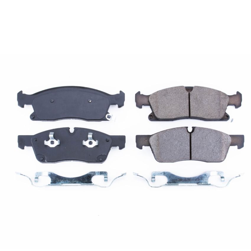PowerStop 17-1455 PowerStop - Z17 Low-Dust Ceramic Brake Pads with Hardware
