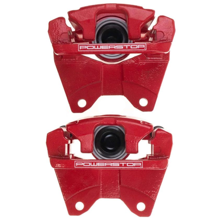 PowerStop S5046EB Red Powder Coated Calipers
