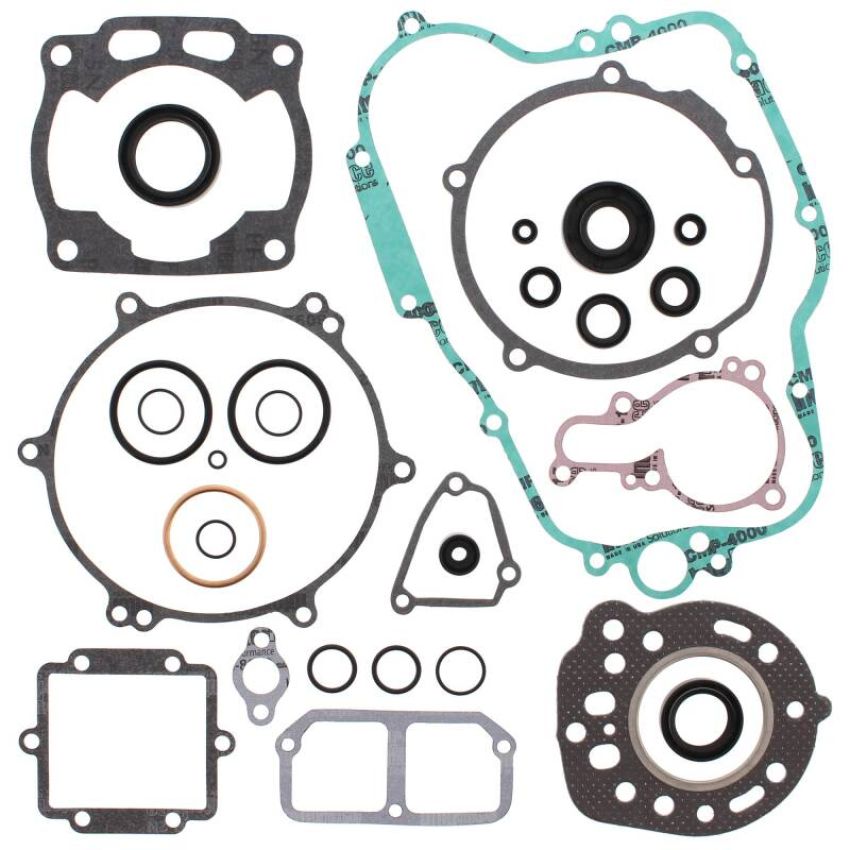Vertex Pistons 811422 Vertex Gaskets 1989 Kawasaki KX125 Complete Gasket Kit w/ Oil Seals