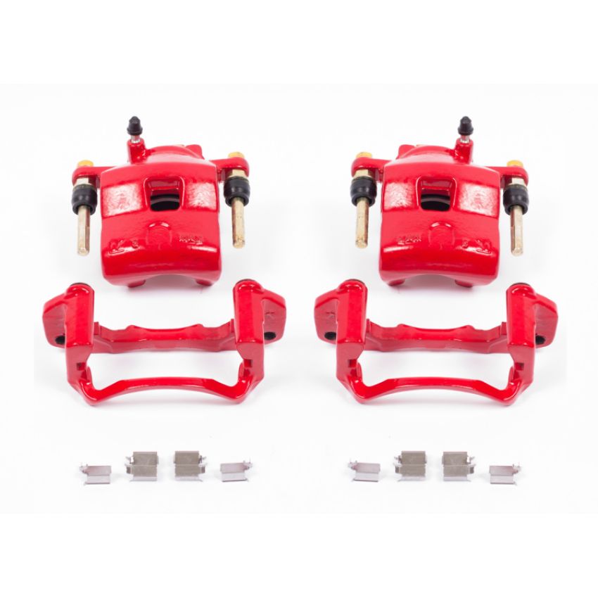 PowerStop S2602 Red Powder Coated Calipers