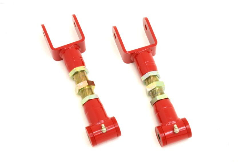 BMR Suspension UTCA014R Upper Control Arms, DOM, On-car Adjustable, Polyurethane Bushings