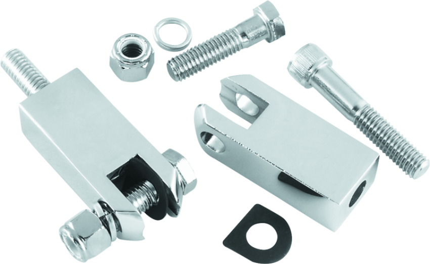 Bikers Choice 492863 83-03 Sportster Chrome Passenger Peg Mount Kit Replaces H-D 50610-80T
