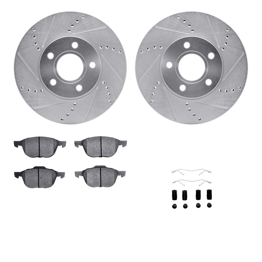Dynamic Friction 7512-54072 Rotor Kit