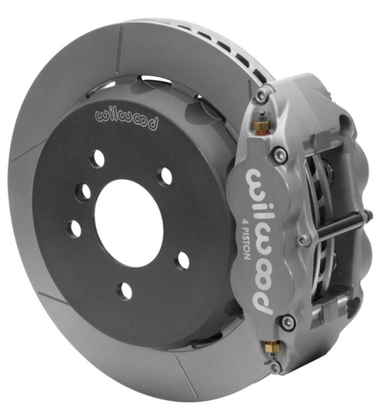 Wilwood 140-16017 95-99 E36 M3 BMW Forged Narrow Superlite 4R Rear Big Brake - Gray