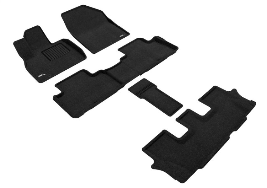 3D MAXpider L1KA05104709 20-24 Kia Telluride 7-Seat Elegant Black R1 R2 R3