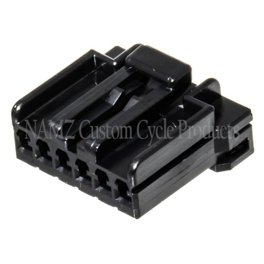 NAMZ NA-174923-2 AMP Multilock 6-Position Female Wire Plug Housing (HD 73156-96BK)