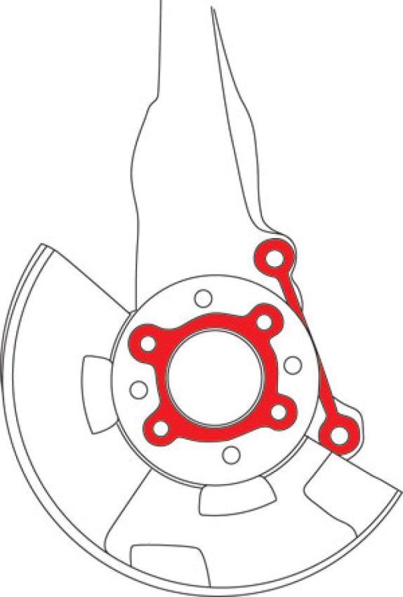 SPECIALTY PRODUCTS COMPANY 71930 GENESIS FR SHIM SET (8)