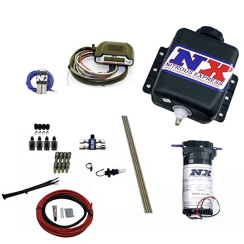 Nitrous Express 15125H Direct Port Water Methanol, 4 cylinder stage 2 w/ Hardlines