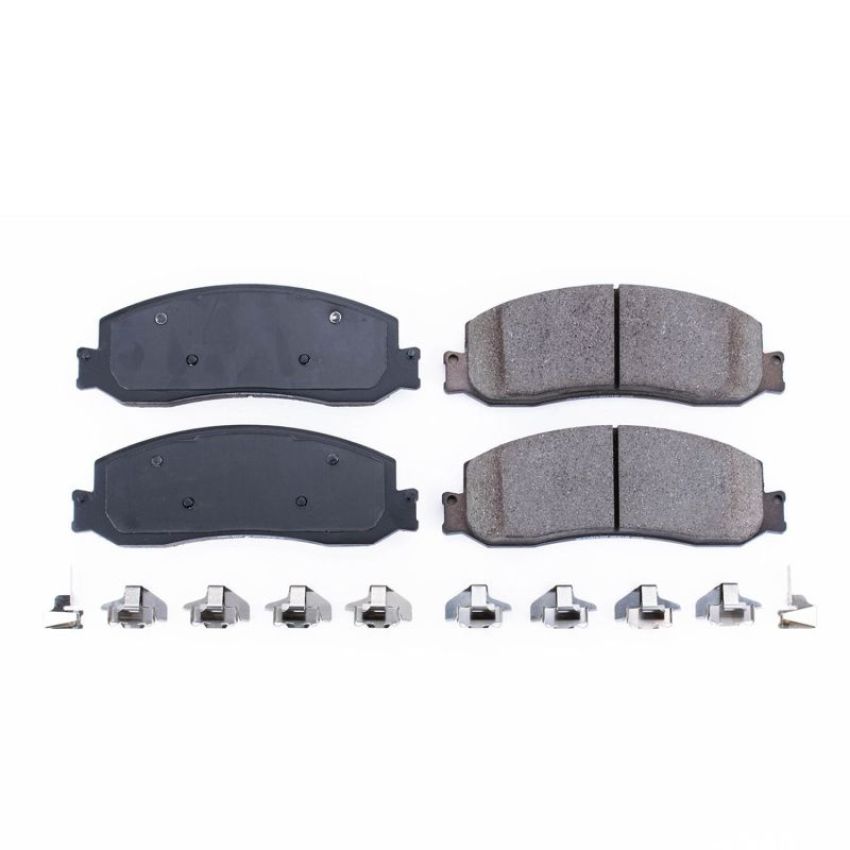PowerStop 17-1631 PowerStop - Z17 Low-Dust Ceramic Brake Pads with Hardware