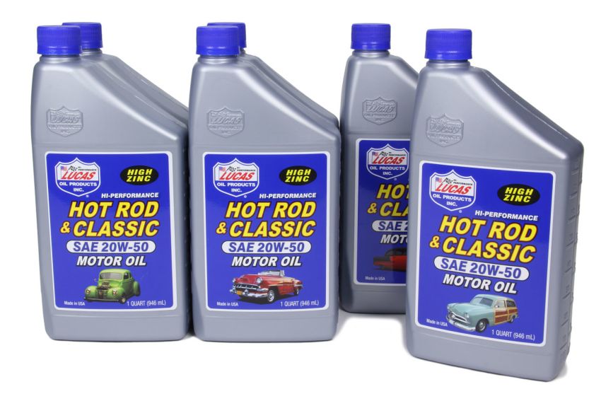 Lucas Oil Products 10689 Hot Rod & Classic Car HP Motor Oil SAE 20W-50