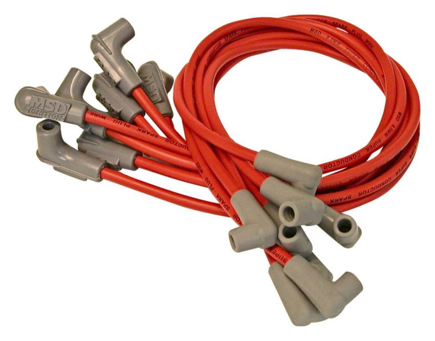 MSD IGNITION MSD30829 8.5mm BBC Race Tailored Plug Wire Set