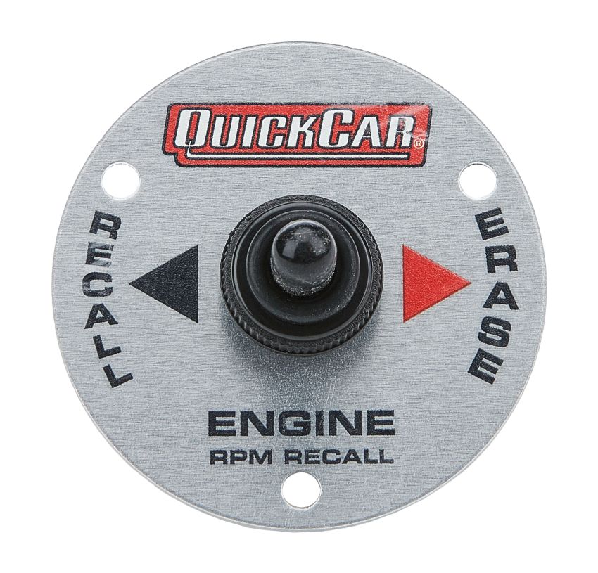 QUICKCAR RACING PRODUCTS QRP611-096 Remote Recall Switch Plate for 611-6002