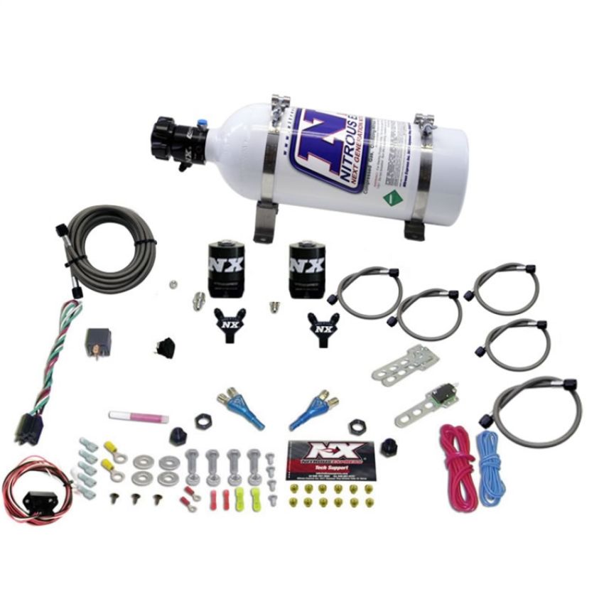 Nitrous Express 20716-05 NISSAN / INFINITY DUAL NOZZLE (35-150HP) W/ 5LB BOTTLE