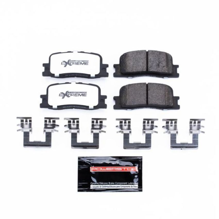 PowerStop Z36-885 PowerStop - Z36 Truck and SUV Carbon-Fiber Ceramic Brake Pads with Hardware Kit