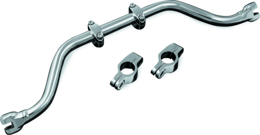 Kuryakyn 7502 Adjustable Mustache Bar For 86-17 Softail Chrome