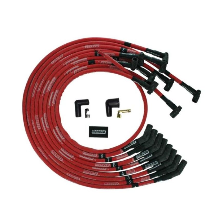 MOROSO MOR52545 Ultra Plug Wire Set BBC Under V/C Red