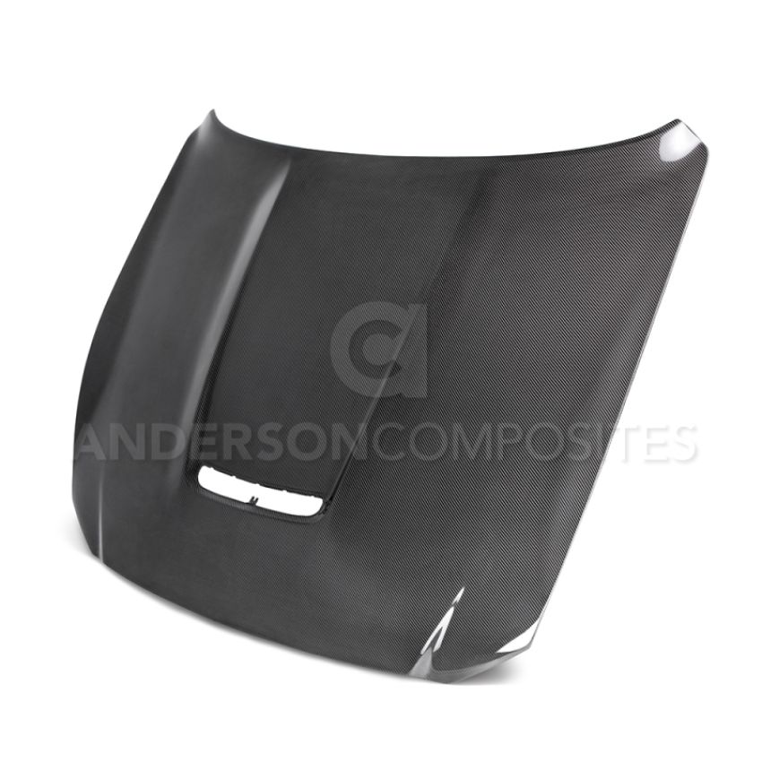 Anderson Composites AC-HD15FDMU350-OE-DS 2015-2017 Ford Mustang Shelby GT350 Double Sided Carbon Fiber Hood