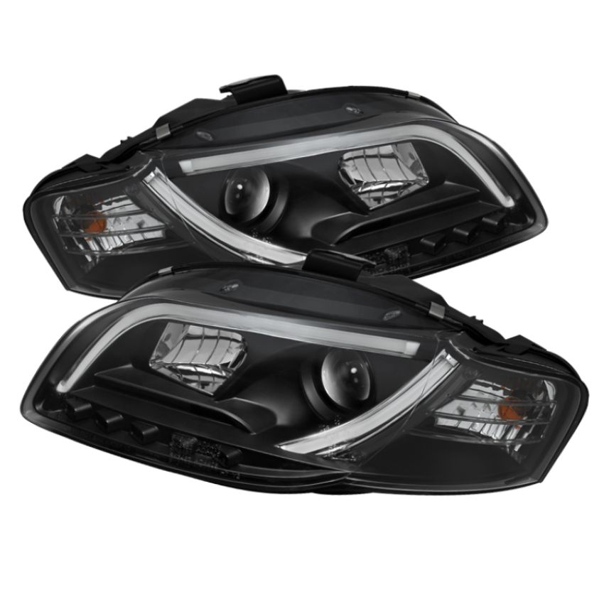 SPYDER 5071842 Projector Headlights - Light Tube - DRL - Black