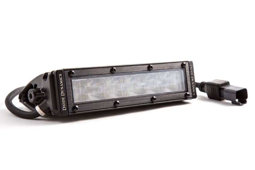 Diode Dynamics DD5022S 6 In LED Light Bar Single Row Straight SS6 - White Wide Light Bar (Single)