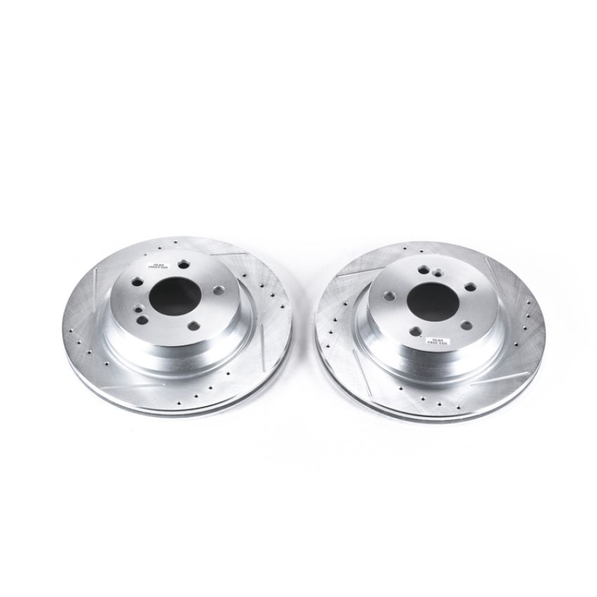 PowerStop EBR686XPR PowerStop Evolution Performance Drilled, Slotted & Plated Brake Rotor Pair
