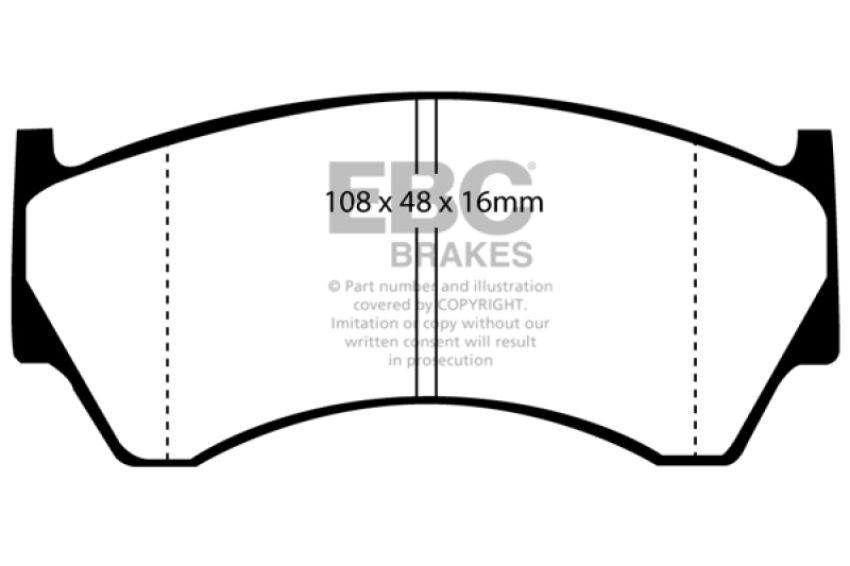EBC Brakes DP21044 Greenstuff 2000 Series Sport Brake Pads