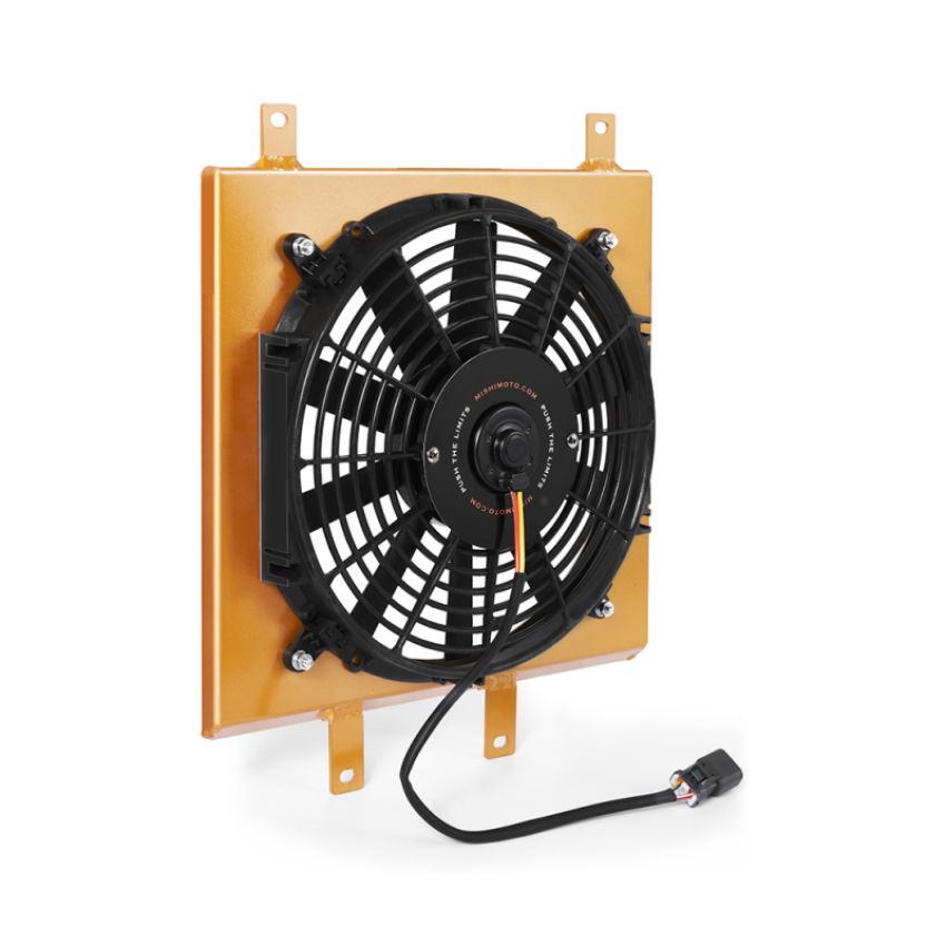 Mishimoto 92-00 Honda Civic Aluminum Fan Shroud Gold