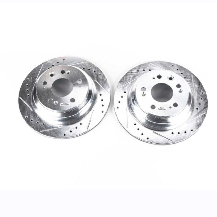 PowerStop JBR1142XPR PowerStop Evolution Performance Drilled, Slotted & Plated Brake Rotor Pair
