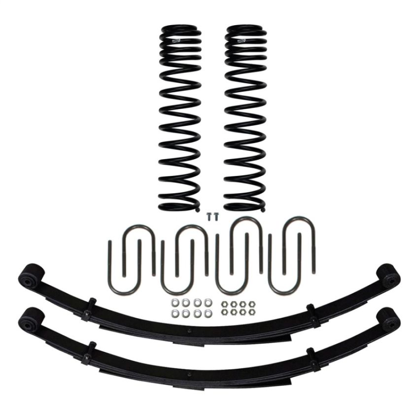 Skyjacker JC3158SLT 3 in. Component Box With Front Dual Rate LT Coil Springs and Rear U-bolts.