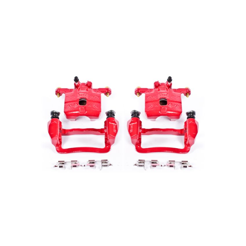 PowerStop S2066A Red Powder Coated Calipers