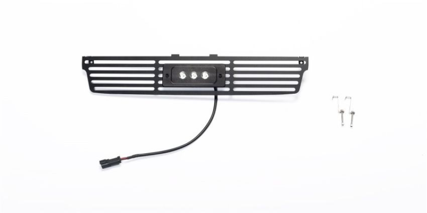 Putco 87196L 15-19 GMC Sierra HD Black Bar Design Bumper Grille Insert w/ Flush 6in Luminix Light Bar
