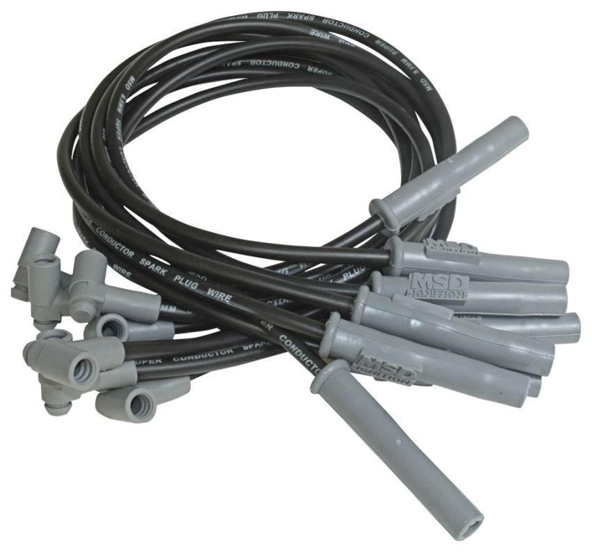 MSD IGNITION MSD31363 8.5MM Spark Plug Wire Set - Black