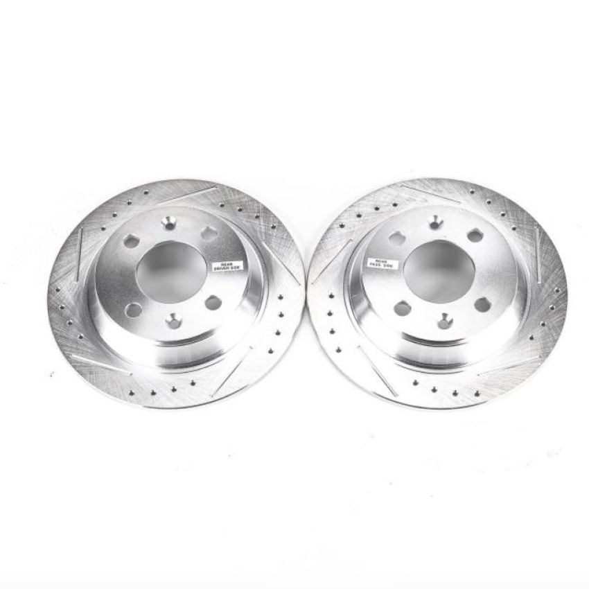 PowerStop EBR232XPR PowerStop Evolution Performance Drilled, Slotted & Plated Brake Rotor Pair