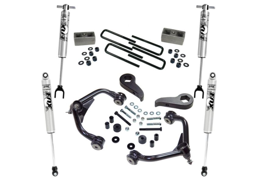 Superlift K1010F 11-19 Chevy Silverado 2500HD - 3in Lift Kit w/ Fox 2.0 Series Shocks
