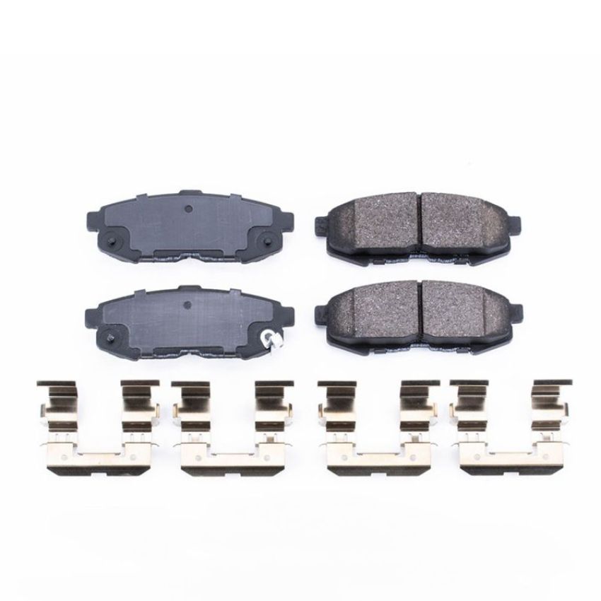 PowerStop 17-1073 PowerStop - Z17 Low-Dust Ceramic Brake Pads with Hardware